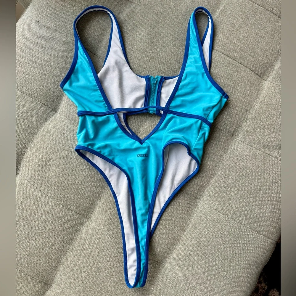 CHOOKS Boutine LA Sky Blue Contour One Piece - Picture 4 of 9